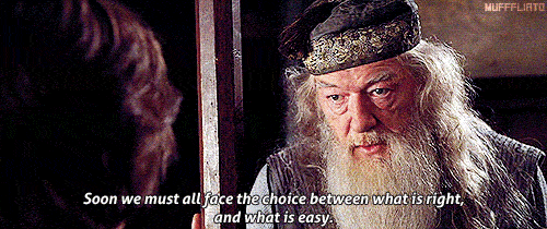 We Must All Face Choice Between What Right What Easy