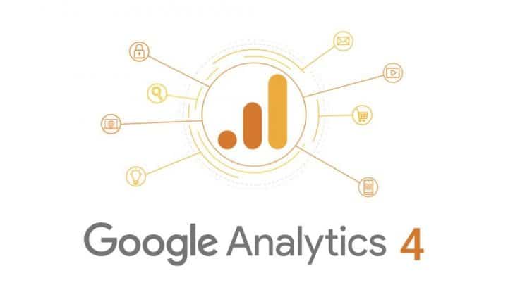 graphic shows logo of new GA4
