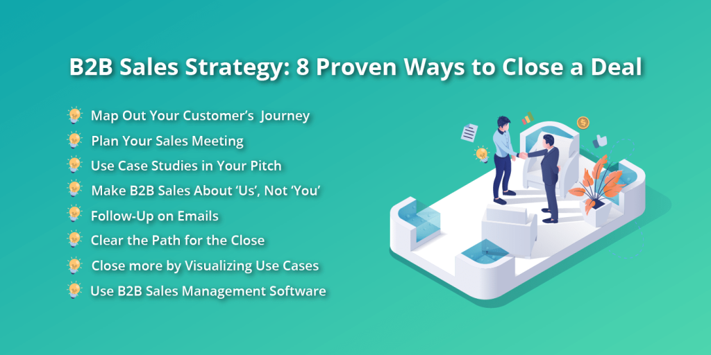 steps to closing a business deal including sales conversations